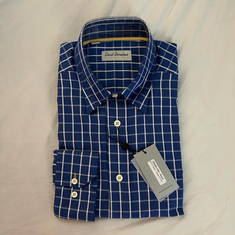 David Donahue Men's Dress Shirt